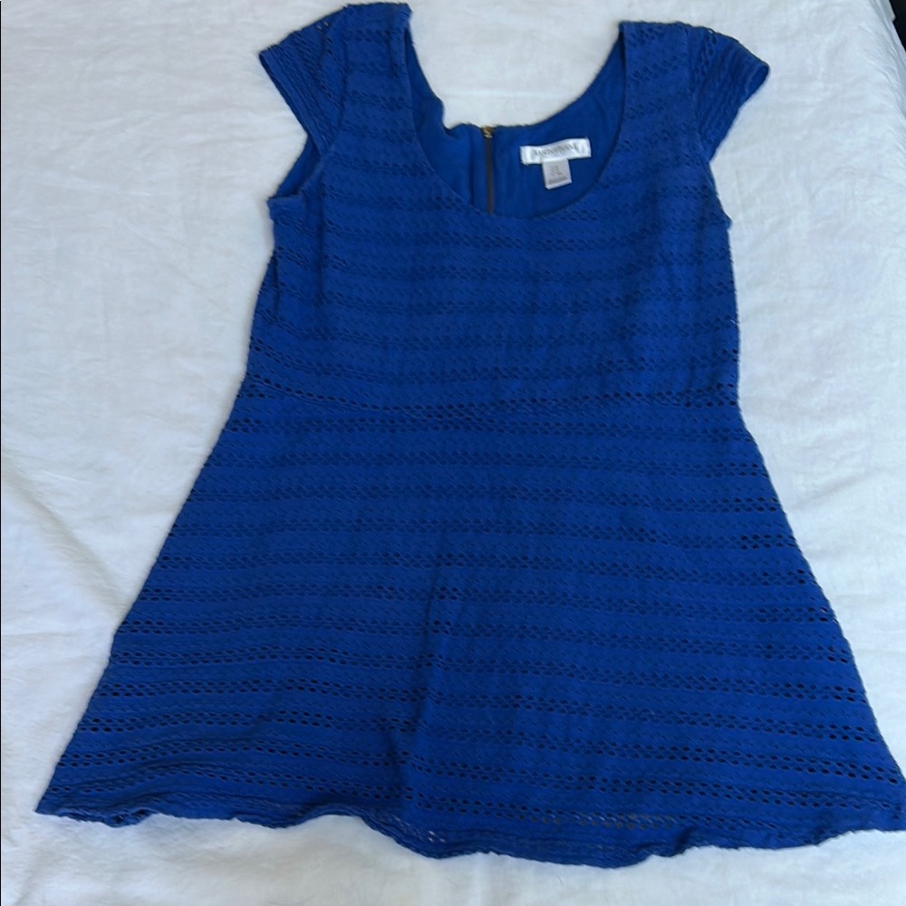 Motherhood Royal Blue Lace Blouse
